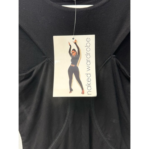 Naked Wardrobe Black Cutout Bodysuit - Picture 7 of 9